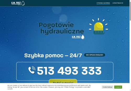 opinie Hydraulik Kraków | Pogotowie Hydrauliczne | K.M. Post